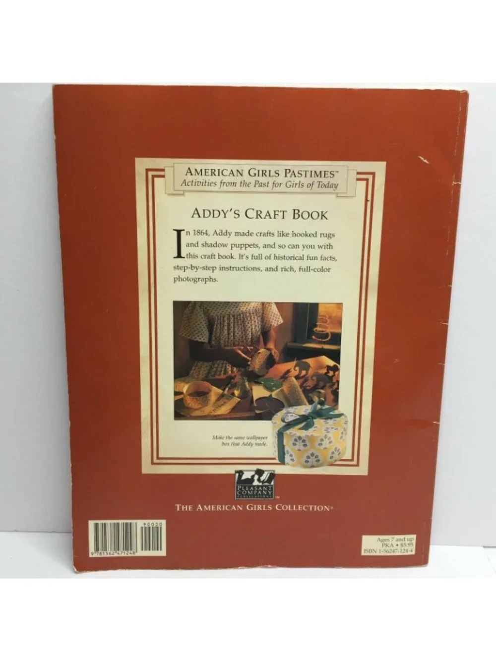 The American Girl Collection Addy's Craft Book Girls Crafts From The Past 1864